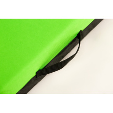 Matratze VISCO mit abnehmbarem Bezug  Oxford Textilien neon grün
