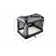 Box na míru - šedá 80×60×55 cm (CUST-2610-VSQPTT)