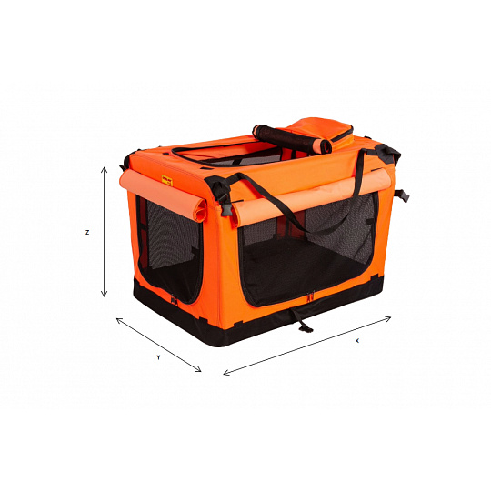 Box na míru - neonová oranžová 81×60×57 cm (CUST-2610-M9B782)
