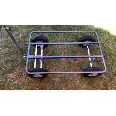 Vozík s kolečky na ložiskách, nosná plocha 90*60cm,nosnost vozíku 300kg, teleskopická tyč, stabilní, pevný