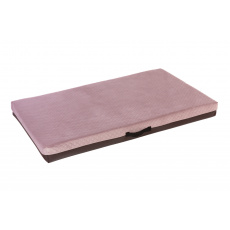  Pelech prošitý velur starorůžová, spodek hnědá ekokůže 12 velikostí