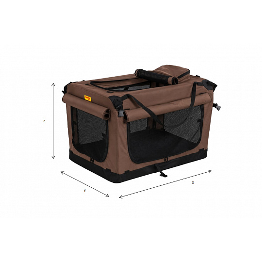 Box na míru - tmavá hnědá 140×90×110 cm (CUST-2610-TRDJ2Q)