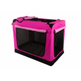 COOL PET PLUS RUŽOVÁ skladacia kenelka 9 velikostí